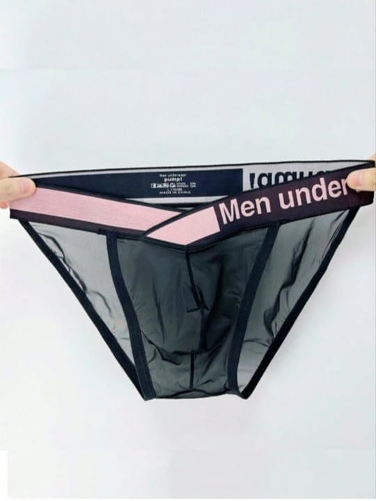 Pump Transparent Men's Sexy Triangle U Convex Design Underwear